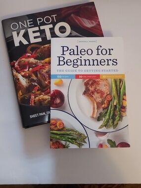 Keto Paleo Cookbook Set Of 2